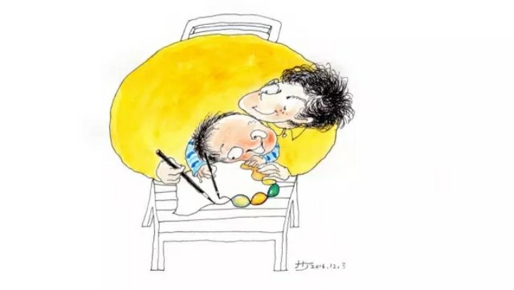 孩子有一个特别优秀的爸爸,每个孩子都应该有爸爸妈妈的陪伴