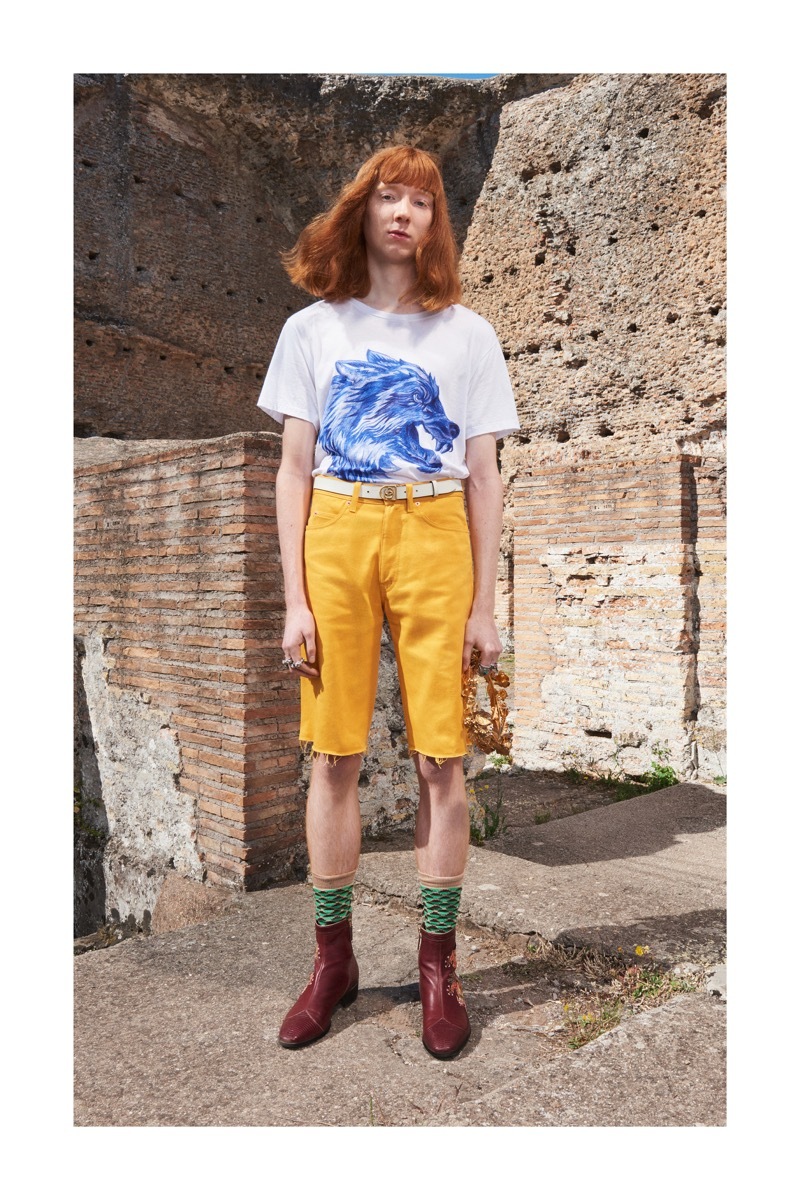 guccimarmont系列,gucci2018秋冬男装发布会