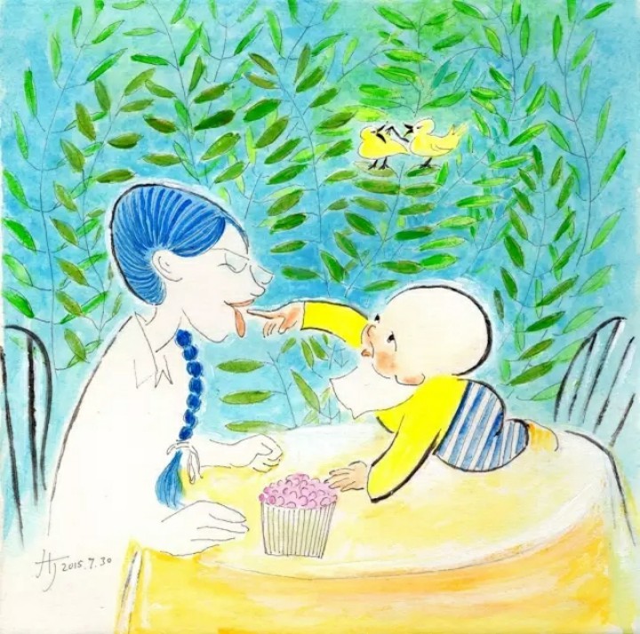 孩子有一个特别优秀的爸爸,每个孩子都应该有爸爸妈妈的陪伴