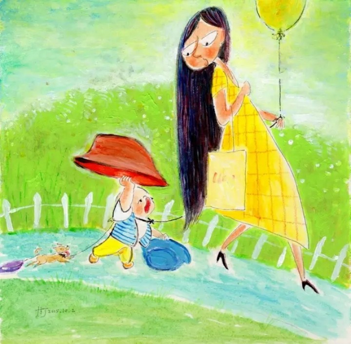 孩子有一个特别优秀的爸爸,每个孩子都应该有爸爸妈妈的陪伴