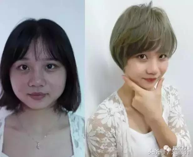剪这样短发减龄又好打理,减龄瘦脸短发