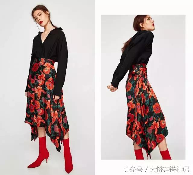 不同颜色百褶裙穿搭春天,不同身高百褶裙长度