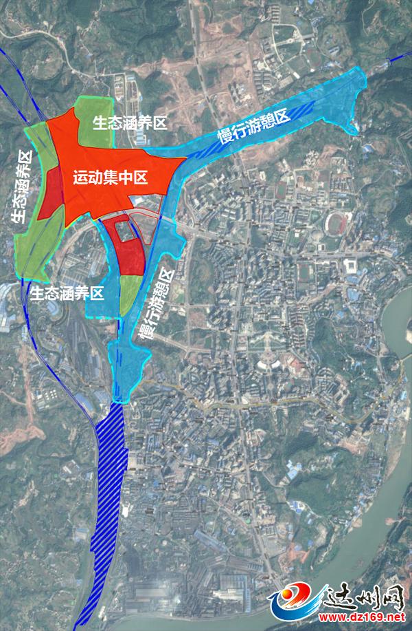 达州东站最新规划图,达州市铁路枢纽规划