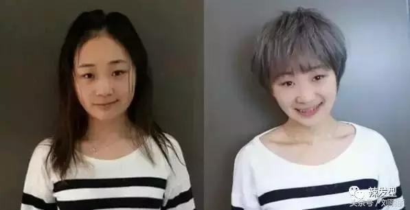 剪这样短发减龄又好打理,减龄瘦脸短发