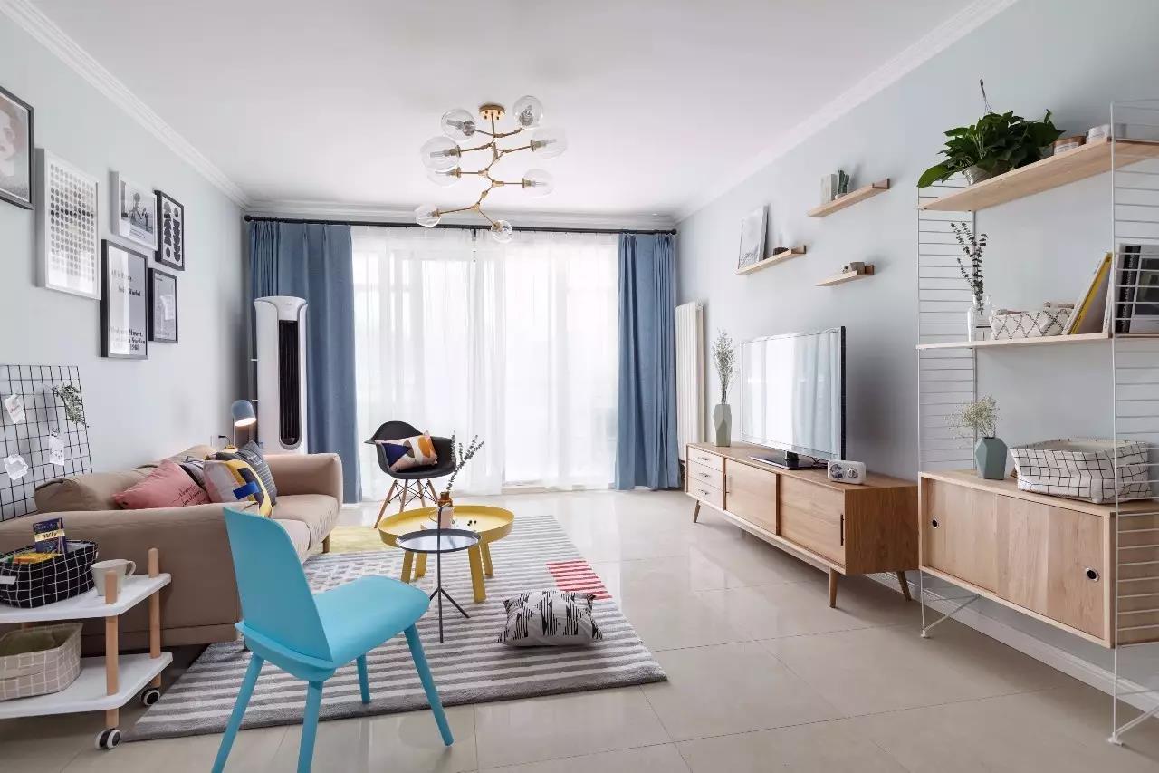 新乡房子装修风格现代简约100平,三居室装修风格大全2021现代北欧