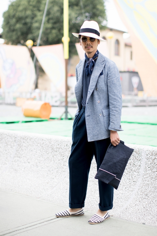 夏天男士专用小草帽,男士草帽穿搭的独特造型