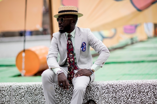 夏天男士专用小草帽,男士草帽穿搭的独特造型