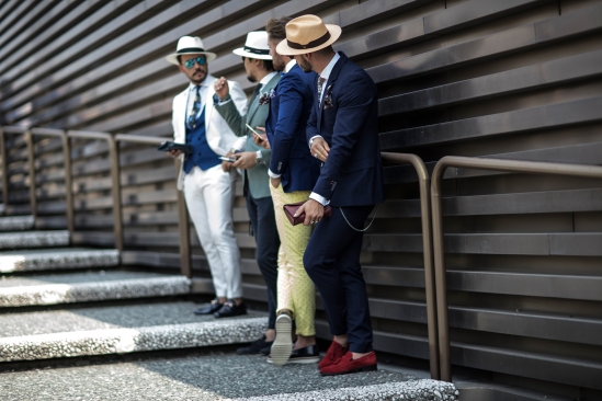 夏天男士专用小草帽,男士草帽穿搭的独特造型