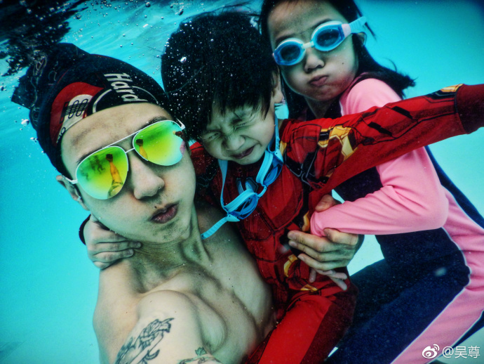 吴尊和neinei儿子,吴尊neinei长大了