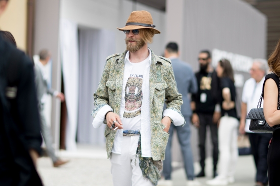 夏天男士专用小草帽,男士草帽穿搭的独特造型