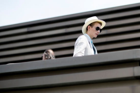 夏天男士专用小草帽,男士草帽穿搭的独特造型