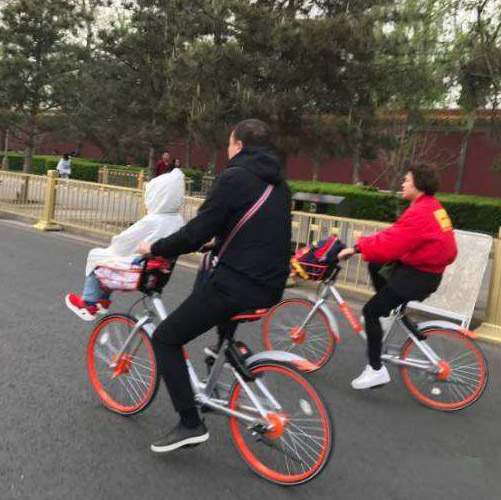 骑自行车的亲子英语,教小孩骑自行车