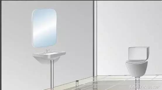 卫生间排水管装修效果图,刚装修卫生间排水管堵塞