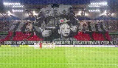 波兰人民在足球比赛上“控诉”德国纳粹二战罪行，各国媒体争相报道