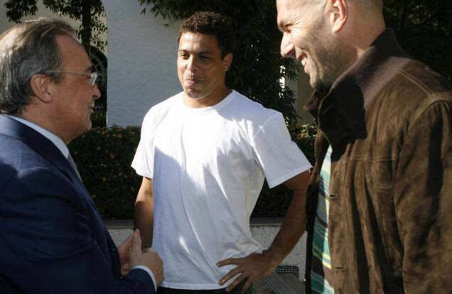 皇马大罗和卡洛斯配合,皇马齐达内贝克汉姆大罗照片