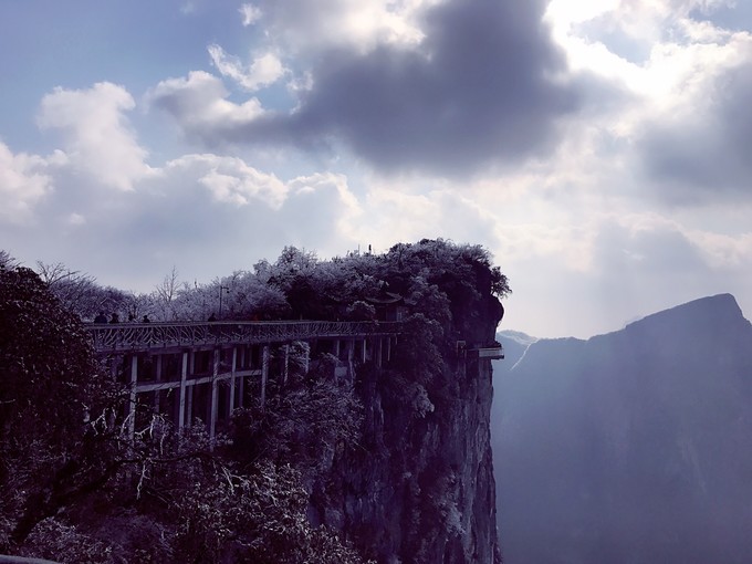 七天六晚长沙张家界吃货视角带你领略冰天雪地的张家