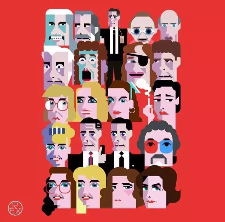 王家卫电影手绘海报,王家卫的电影海报设计