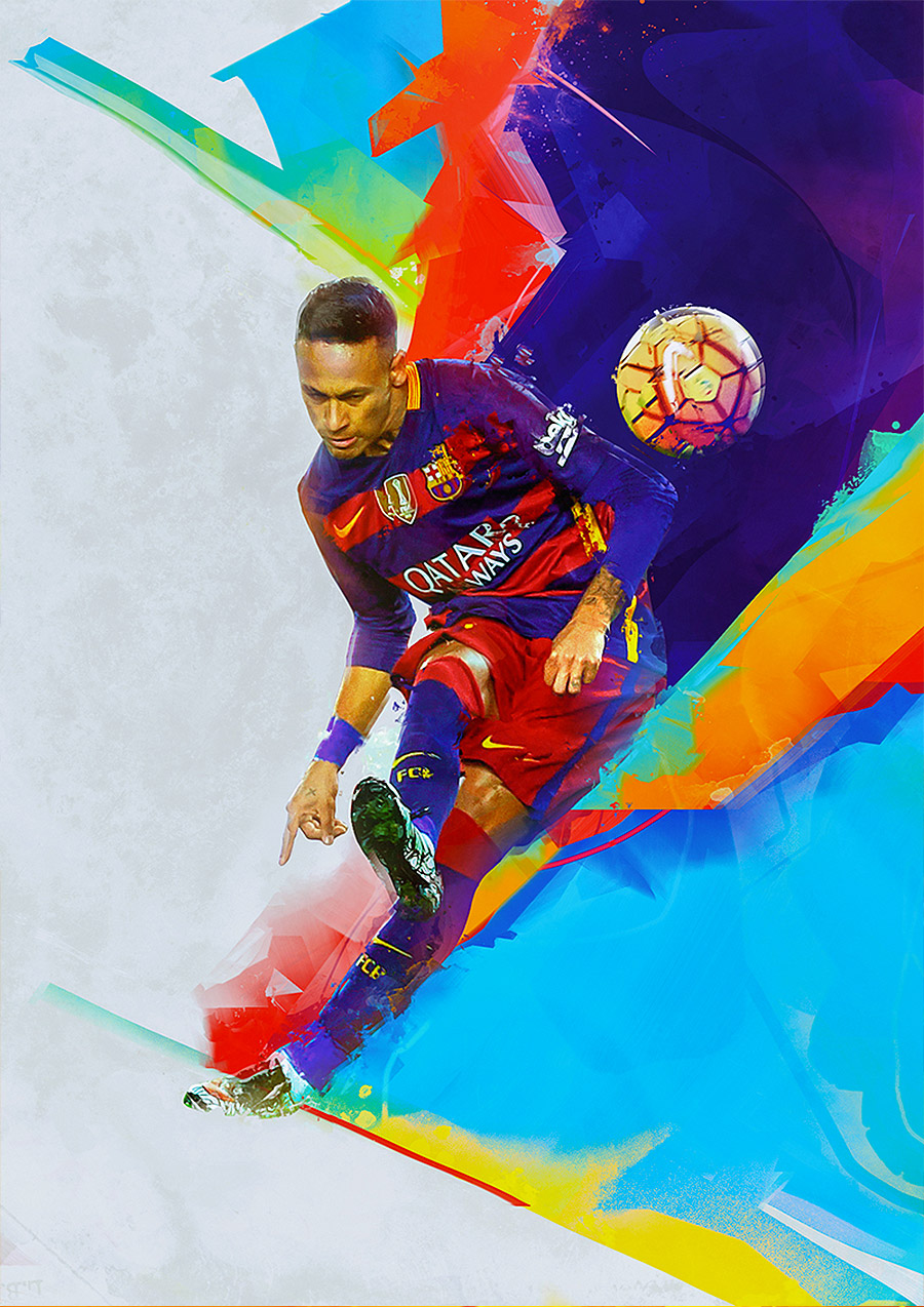 c罗梅西内马尔手绘,梅西内马尔c罗插图