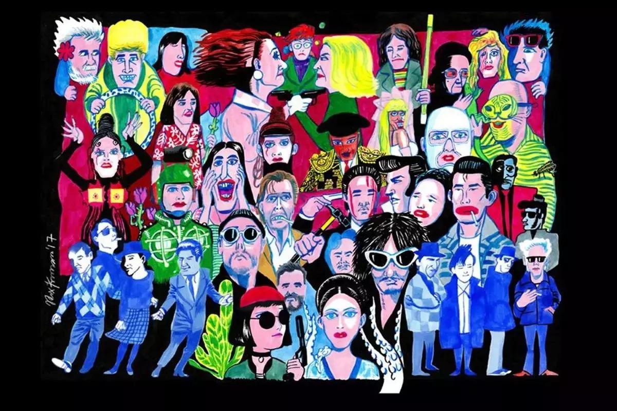 王家卫电影手绘海报,王家卫的电影海报设计