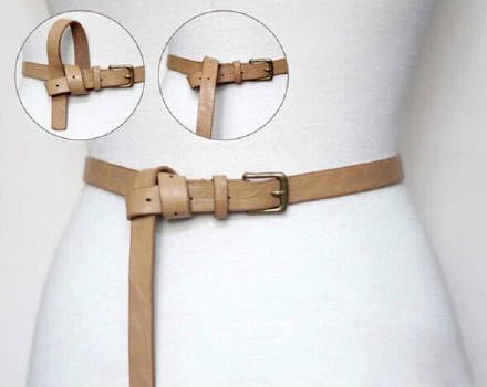 新学的一款腰带系法分享给大家,简单又好看的腰带后背系法