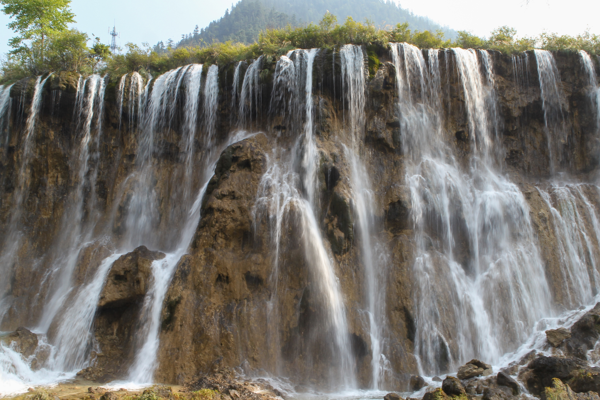 地震前的九寨沟美景,航拍地震前九寨沟所有景点