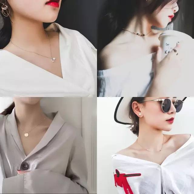 强烈推荐几款卖的超好锁骨链,今年最流行的锁骨链