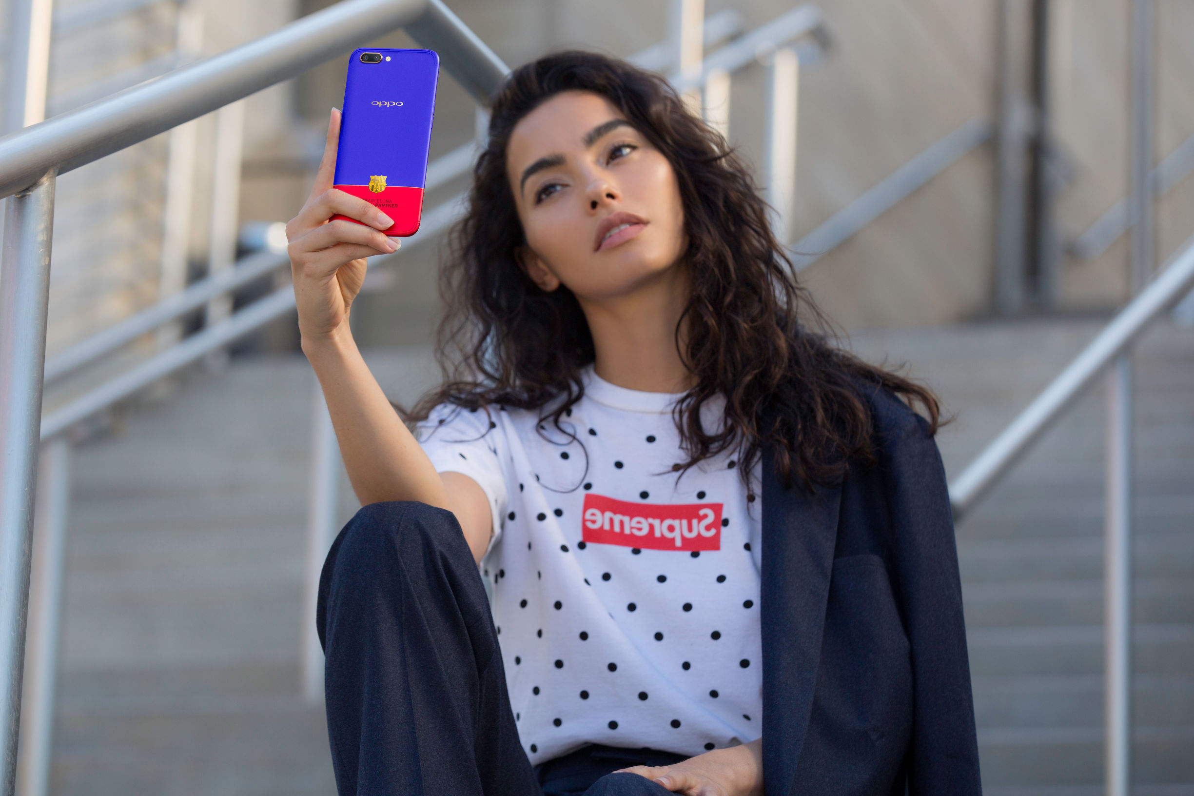 oppo红蓝系列,oppor11巴萨配色