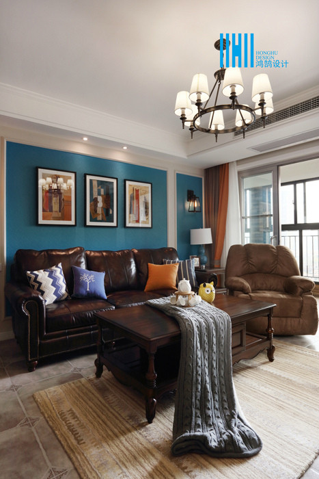 芜湖装修鸿鹄设计最新作品：◤天天天蓝◢165㎡简美