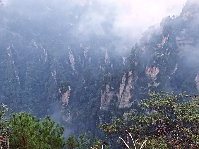 七天六晚长沙张家界吃货视角带你领略冰天雪地的张家