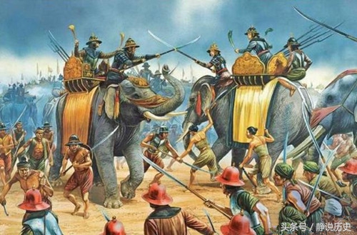 此国以为中国弱，派五万大军挑衅，中国只出动七百人，它流泪跪了