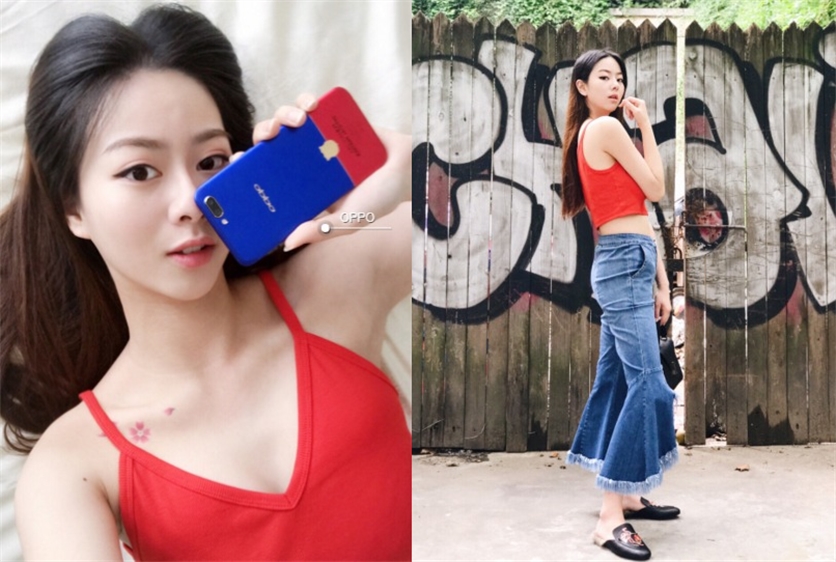 红蓝撞色打造最潮单品,红蓝撞色款