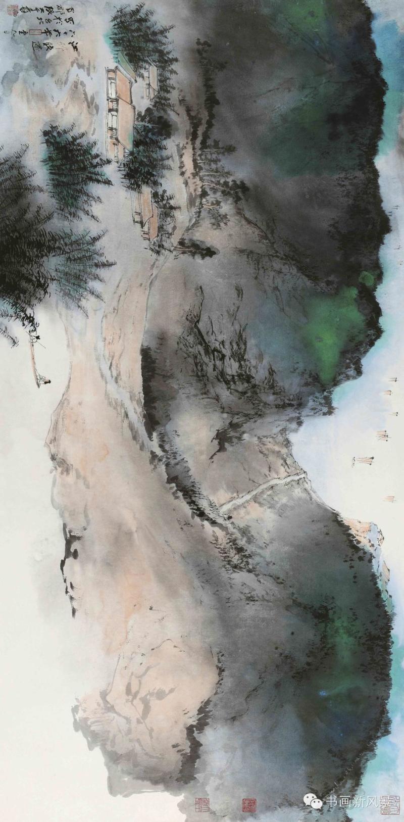 张大千最美的100幅,张大千最美的巨幅山水大荟萃