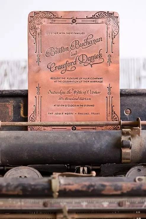 最具创意的婚礼邀请函,那些惊艳你的婚礼请柬