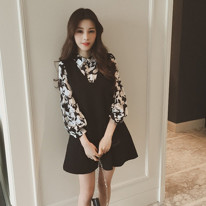 背心毛衣裙怎么搭,针织背心裙秋季搭配