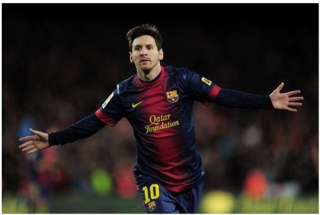 足球明星内马尔和梅西,足球天神下凡的时刻