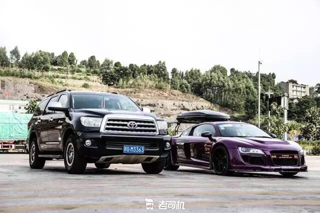 开辆超跑去*藏西**！最后看看几百万的奥迪R8破成啥样了？