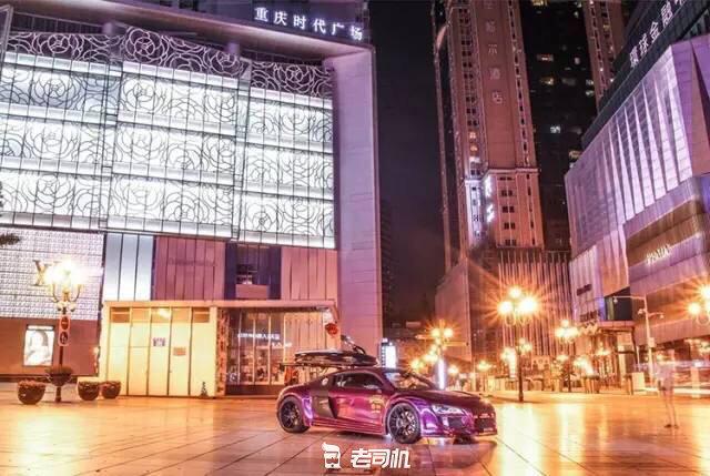 开辆超跑去*藏西**！最后看看几百万的奥迪R8破成啥样了？