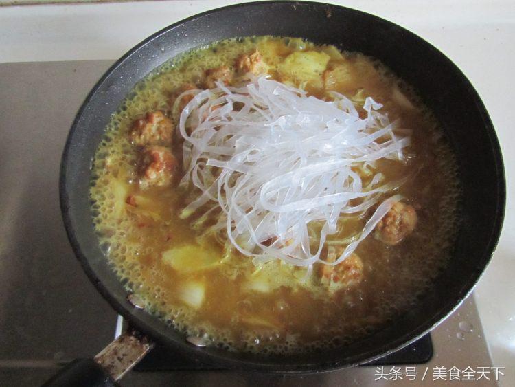 咖喱丸子做成的汤,咖喱丸子还需要放什么