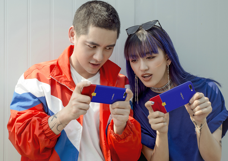 oppo红蓝系列,oppor11巴萨配色