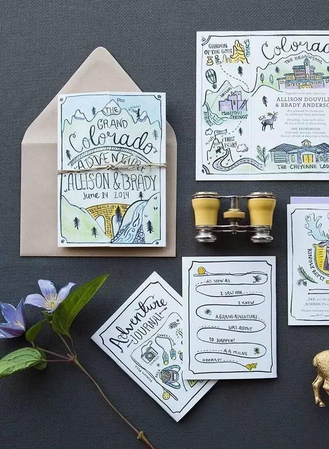 最具创意的婚礼邀请函,那些惊艳你的婚礼请柬