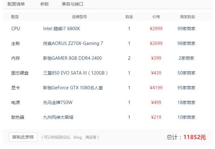 可以带动主流游戏的各种价位配置（绝地求生H1Z1彩虹6号）