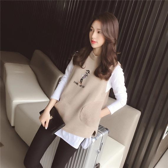 宽松韩版慵懒穿搭,韩国休闲简单温柔文艺穿搭