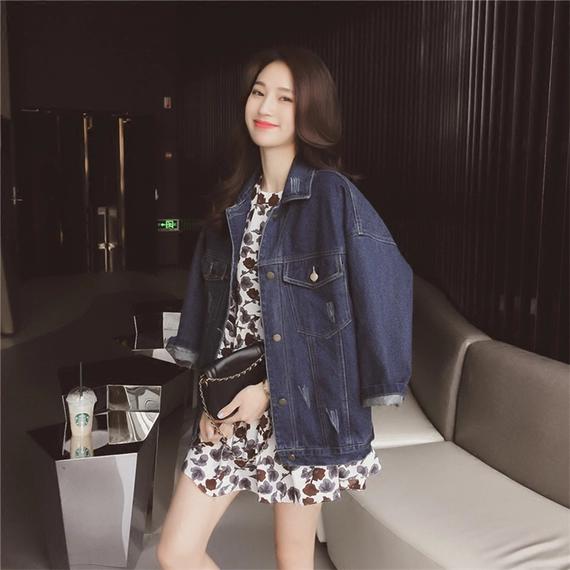 宽松韩版慵懒穿搭,韩国休闲简单温柔文艺穿搭