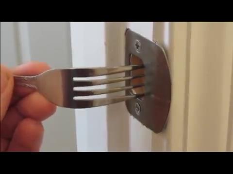 老式防盗锁安装技巧,自制防盗锁安装图解