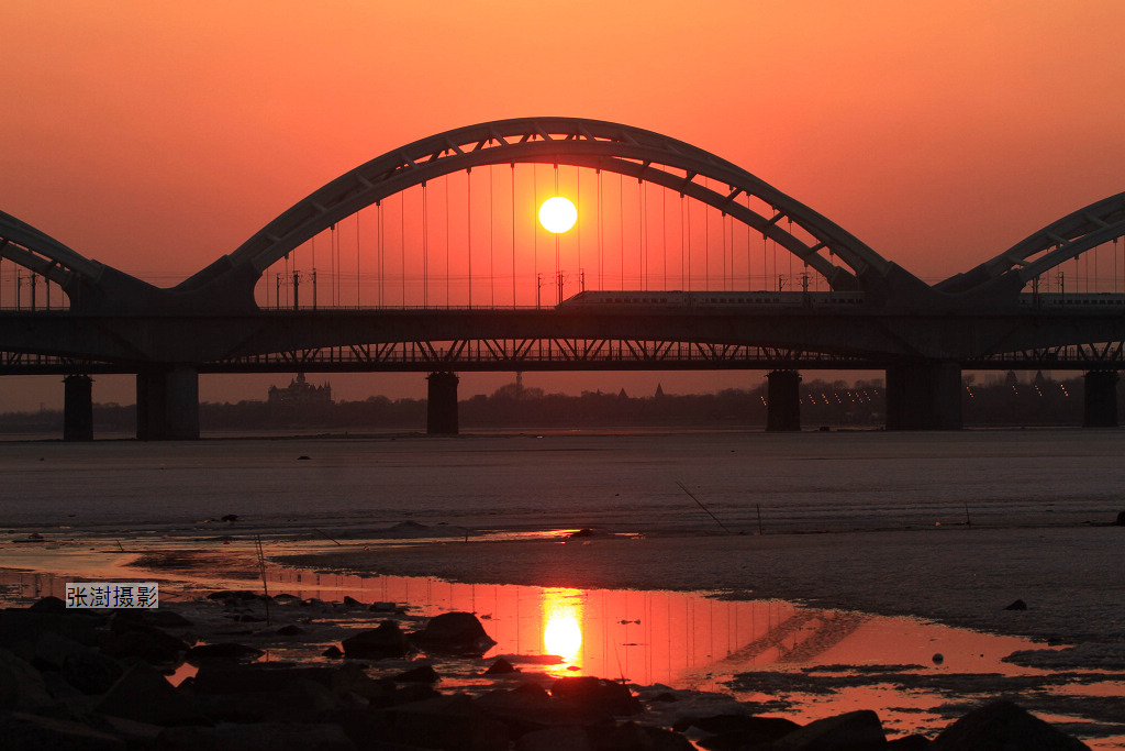 松花江水域春融期,松花江水域春融