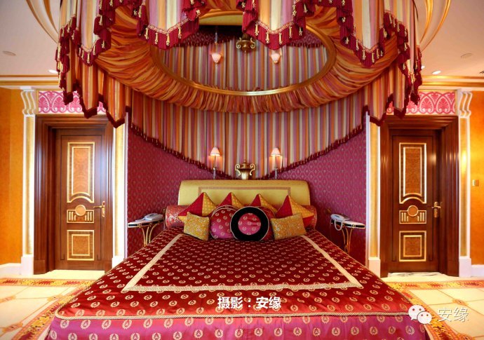 迪拜帆船酒店总统套房体验,一万一晚的迪拜帆船酒店