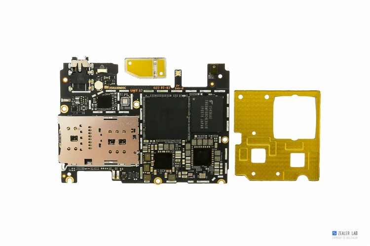 拆解小米手机,小米4s手机拆解