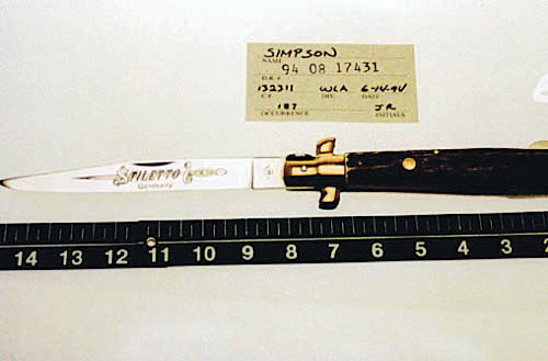 辛普森杀妻案疑点,辛普森杀妻案发现场还原