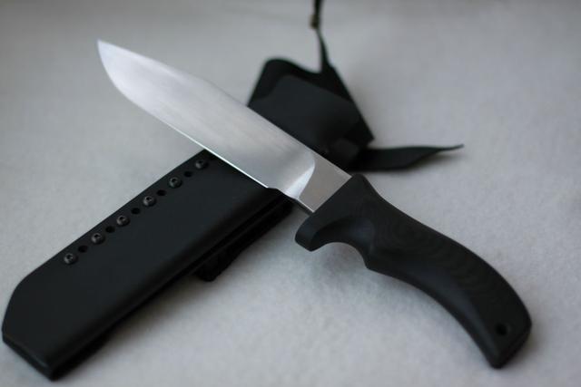 真是一把好刀：200斤的胖子抓着刀柄做引体向上，居然完好无损