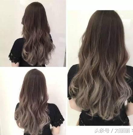 最好看的发尾挑染,发尾高光挑染